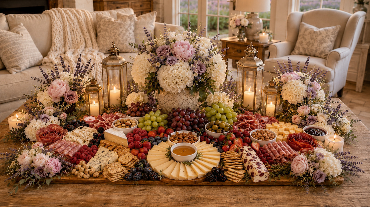 The Savory Experience display